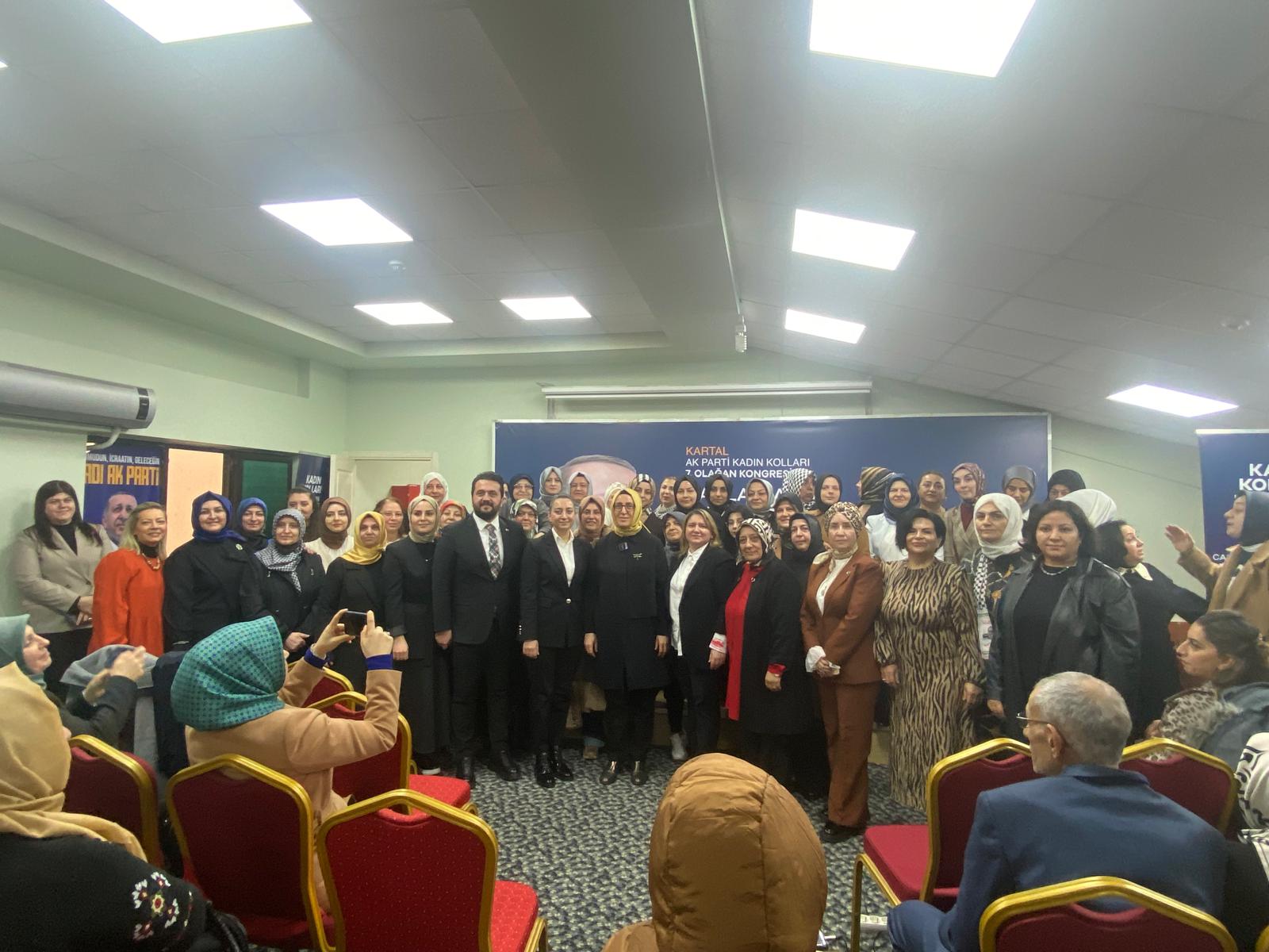 AK Parti Kartal İlçe Kadın Kolları Kongresi Gerçekleştirildi